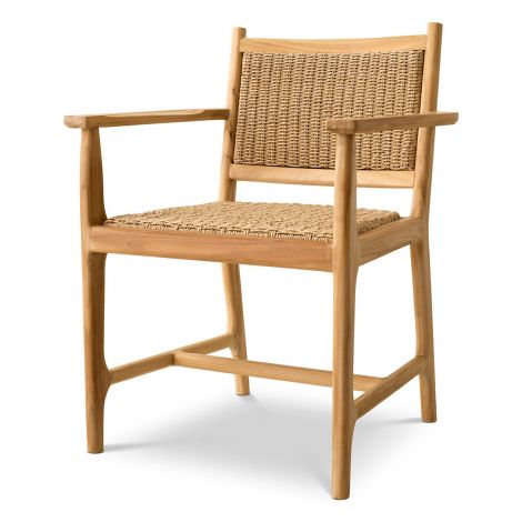 Outdoor Dining Chair Pivetti with arm